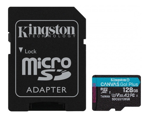 Memoria Flash Kingston Canvas Go! Plus 128gb Microsdxc