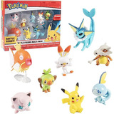 Pokemón Set De Pelea 8 Figuras