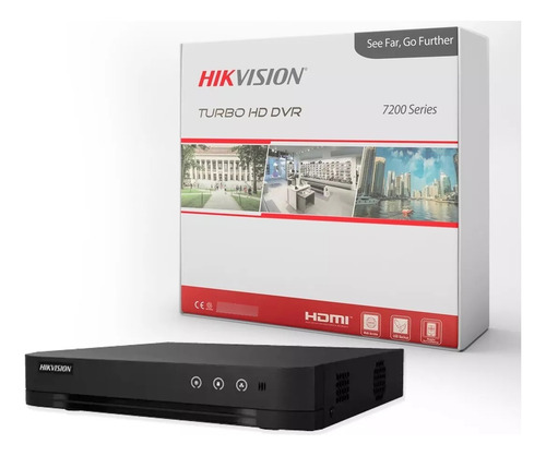 Dvr Hikvision Ds-7208hghi-f1 8ch Hdtvi + 2 Ip Turbo Hd 1080n