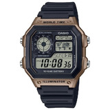 Reloj Casio Ae-1200wh-5av Crono-alarma 100m Sumergible Local