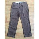 Pantalon De Algodon Polo Ralph Lauren Cafe Original 38 X 34