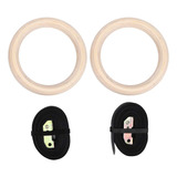 Wood Gymnastics Rings Sport Workout Equipment Wood Gym ...