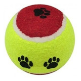 Oferta Juguete Pelota Resistente Tenis Bicolor Grande Perros