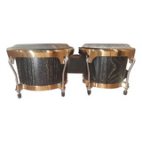 Bongos Lm Drums 6.5 Y 7.5 Negro