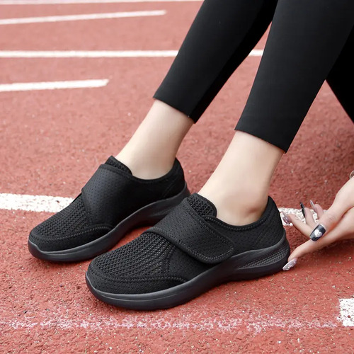 Tenis Negros Dama Deportivos Hombres Pie Diabetico Diabetes