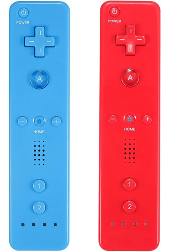Mando Distancia Inalámbrico Wii Wii U 2 Paquetes  Rojo...