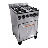 Cocina Industrial Eg 4 H 57 Cm Acero Inox Horno Pizz. Cc