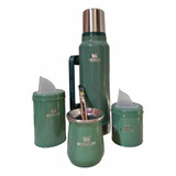 Set Matero Stanley Termo 1,2 L Bombilla Mate Yerbera Azucar