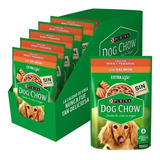 Pack Dog Chow Pouch Mini/pequeño C/salmon 15 Unid X100g 