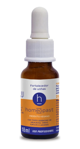 Fortalecedor De Unhas 18ml Homeopast Wnf - Micose Fungos