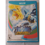 Pokken Tournament Pokemon Nintendo Wii U Original Usado