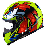 Capacete Ls2 Ff358 Classic Tribal A Vista Cor Amarelo / Yellow Tamanho Do Capacete 62/xl