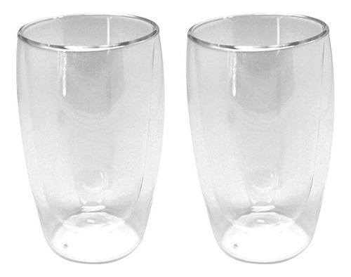 Vaso Doble Pared 2 Pcs Set Glasso®