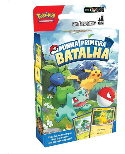 Deck Pokemon Minha Primeira Batalha - Pikachu E Bulbassaur