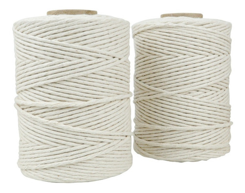 Hilo De Algodon Macrame Crudo Mejor Calidad Varios Grosores