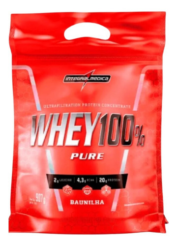 Whey Protein 100% Concentrado 900g Integral Medica