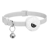 (w) Coleira Break Away Pet Air Tag Com Suporte