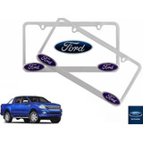Par Porta Placas Ford Ranger 3.0 2011 A 2015 Original