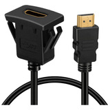 Batige Cable De Extension Empotrado Hdmi Cuadrado Macho A He