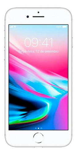 iPhone 8 256gb Usado Seminovo Prata Smartphone Muito Bom