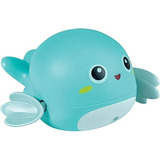 Brinquedo De Banho Infantil Baleia Buba Cor Verde/água