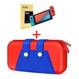 Bolso Nintendo Switch Estuche Mario Bros + Mica De Vidrio
