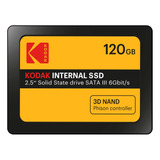 Ssd Interno Kodak X150, Amarillo, 120 Gb