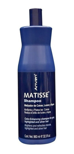 Shampoo Matizador Mechas Y Canas Matisse Anven 960ml