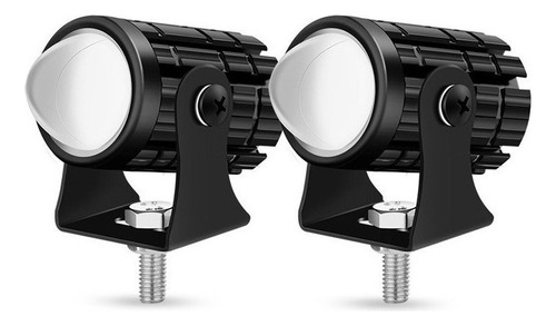 Par De Mini Lupas Luces Auxiliares Led Bicolor