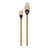 Cable Philips Usb A Micro Usb 1.2 Mts Trenzado Dorado Fj