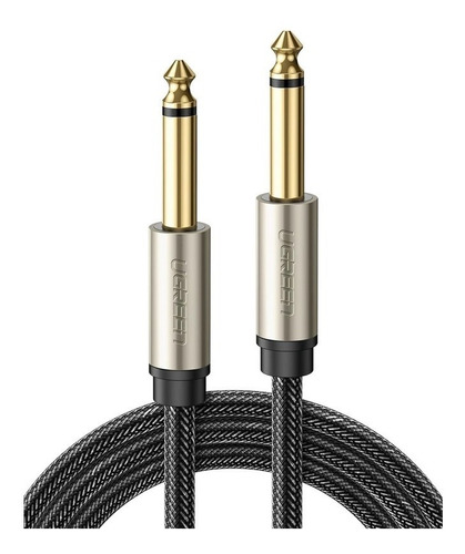 Cable De Audio 6.5mm Macho A 6.5mm Macho 5 Mts Negro Ugreen
