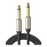 Cable De Audio 6.5mm Macho A 6.5mm Macho 5 Mts Negro Ugreen