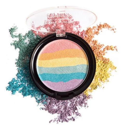 Wet N Wild Rainbow Highlighter/arcoiris+1 Sombra Con Glitter