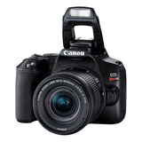 Câmera Canon Eos Rebel Sl3 4k Com Lente 18-55mm