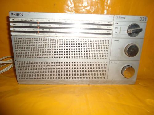 Radio Philips 331 Antigo - Tudo Ok - Mineirinho-cps