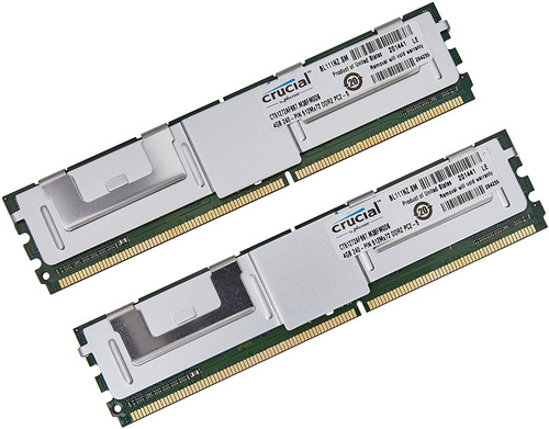 Memoria Ram Crucial 8gb Kit 4gbx2 Ddr2-667mhz Ecc Server