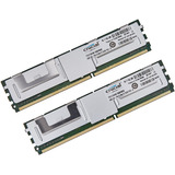 Memoria Ram Crucial 8gb Kit 4gbx2 Ddr2-667mhz Ecc Server