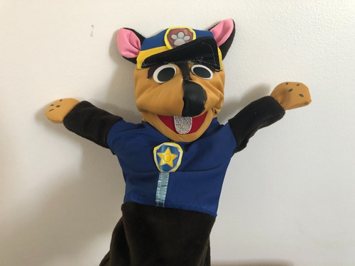 Peluche Chase Títere De Mano Paw Patrol Usado