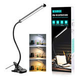 Morw Winmor - Lampara De Escritorio Led Con Clip, 3 Colores