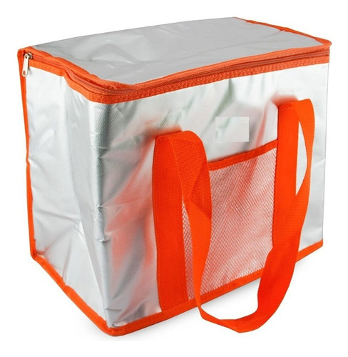 Bolsa Térmica Porta Marmita Academia Fitness Lanche Bebida Cor Laranja Voltagem Da Bateria N/c