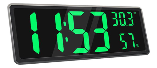 Reloj De Pared Led De Reloj Electrónico De Gran Verde
