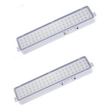 Combo X2 Luz De Emergencia 60 Led Candela Recargable 7270