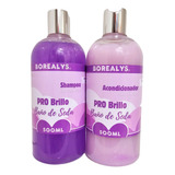 Pack Shampoo + Acondicionador Borealys Pro Brillo Y Suavidad