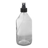 Botella Vidrio Transparente Farma 500 Cc 20 Uds Con Spray