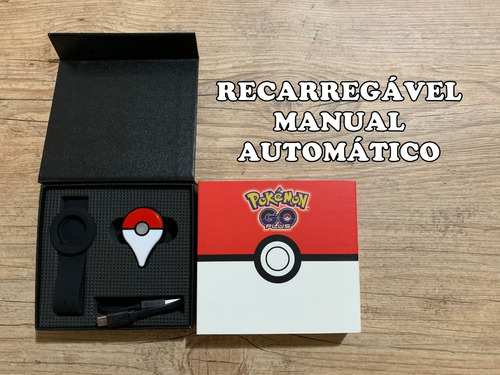Pokemon Go Plus Recarregável Automático & Manual Pokebola