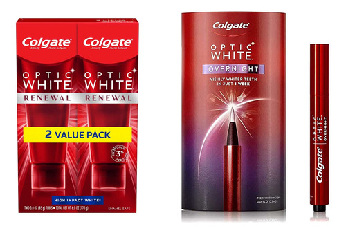 Colgate Optic White Overnight Teeth Whitening Pen And Optic