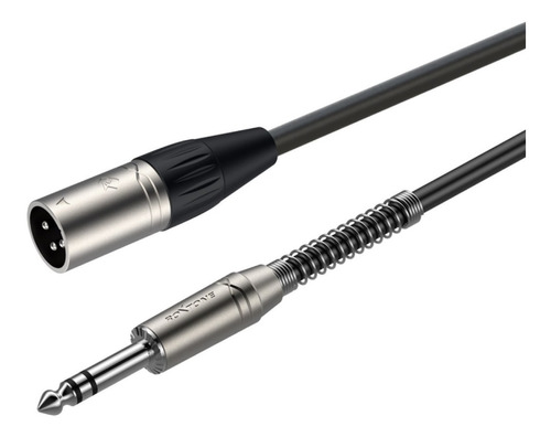 Cable De Micrófono Xlr Macho A Jack 6.3mm Estéreo 3 Metros