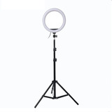 Aro De Luz 26 Cm + Tripode 210cms Y Bluethooth