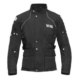 Chamarra Moto Hombre Impermeable Protecciones Touring Wkl