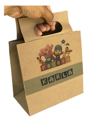 Aguinaldo Dulcero Bolo Personalizado! Pocoyo 25 Pz